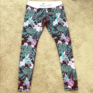 Women’s Best Tropical Print Sport Leggings
